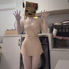 批发韩系纯欲针织长袖<b class='q'>连衣裙</b>女2025新款秋冬气质收腰打底内搭a字短裙