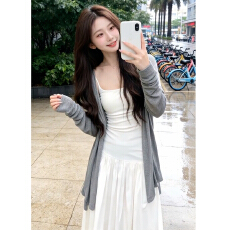 批发巨好看韩系穿搭一整套白色吊带<b class='q'>连衣裙</b>女2026新款春款气质套装<b class='q'>长裙</b>