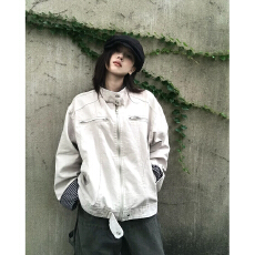 批发巨好看美式短款夹克外套女春春季2026新款爆款宽松韩系棒球服上衣