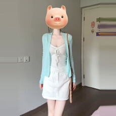 批发韩系早春穿<b class='q'>搭</b><b class='q'>长袖</b>针织衫<b class='q'>外</b><b class='q'>搭</b>女2026新款修身罩衫<b class='q'>开衫</b>外套上衣套装