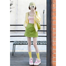 批发绝美不撞款多巴胺<b class='q'>连衣裙</b>子<b class='q'>女</b>夏季穿搭2026新款短裙套装小个子度假