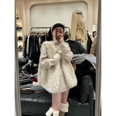 批发韩系一整套深<b class='q'>冬</b>穿搭高级感美拉德棕色羊羔毛马甲针织衫毛衣套装女