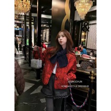 批发新中式国风羽绒服女短款2025冬季新款高级感复古加厚白鸭绒外套