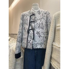 批发WTT万太太轻国风复古压花小香风外套女秋百搭国潮新中式禅意女装