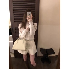 批发韩国<b class='q'>代购</b><b class='q'>东大门</b>2025秋季纯色简约洋气两件套上衣女