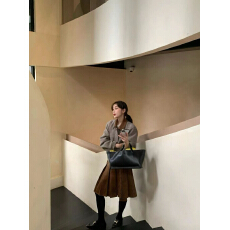 批发<b class='q'>欧洲站</b>2026秋冬美拉德新韩版磨毛翻领上衣麂皮绒中裙<b class='q'>套装</b>