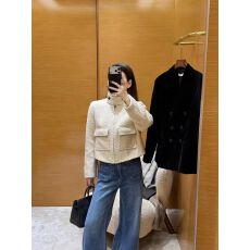 贵气千金风EASE秋冬新款肌理感翻立领两穿羊毛外套女