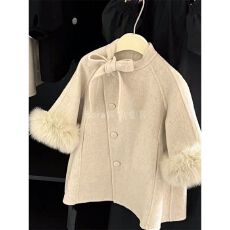 批发原版套里布 韩版童装外套秋冬2025新款儿童时髦洋气女宝宝大衣潮