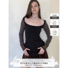 批发杂食universe 复古织物<b class='q'>可爱</b>俏皮拼接修身长袖<b class='q'>连衣裙</b>包臀短裙子女