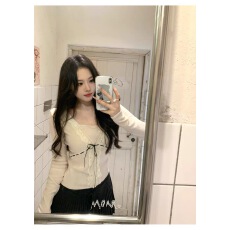 批发ailorMom【杏仁奶霜】宽松针织慵懒风开衫披肩毛衣女秋冬季新款