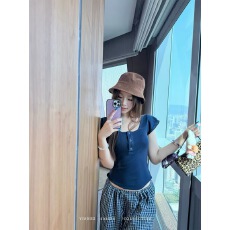 批发来财小马 <b class='q'>小</b>飞袖 双层木耳边<b class='q'>小</b>飞袖天丝羊毛正肩t恤修身百搭上衣