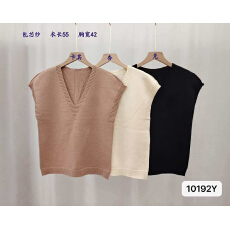 批发时尚V领<b class='q'>刺绣</b>无缝一体小飞袖<b class='q'>上衣</b>