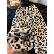 批发双面绒有口袋有束脚绳子#韩高级感双面绒睡裤<b class='q'>女</b>冬季家居服可外穿