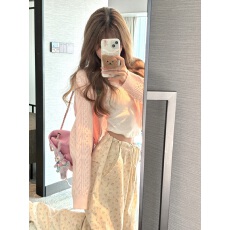 批发原版纯棉斜纹#早秋宽松直筒束脚抽绳休闲裤美式碎花工装长<b class='q'>裤子</b>女