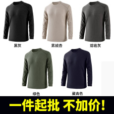 无质量问题不退换2605#320克星格绒羊毛蛋白 分割线圆领束口卫衣