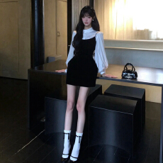 批发富家千金过新年跨年<b class='q'>蓬蓬</b>裙公主连衣裙子冬2026新款小香风<b class='q'>短裙</b>套装