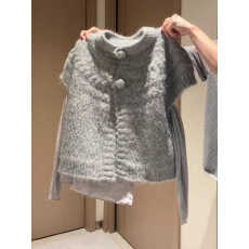 批发2026早春新款富家千金感穿搭<b class='q'>连衣裙</b>子女秋冬季网纱蛋糕裙毛衣套装