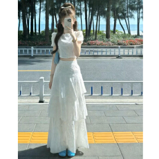 批发2026新款早春装法式吊带连衣裙子女夏季气质绝美穿搭一整套装<b class='q'>长裙</b>