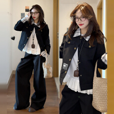 批发早秋巨好看短款夹克外套女秋<b class='q'>冬</b>季2026新款爆款韩系独特棒球服上衣