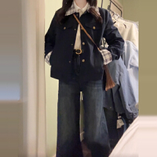 批发早秋巨好看短款夹克外套女秋<b class='q'>冬</b>季2026新款爆款韩系独特棒球服上衣