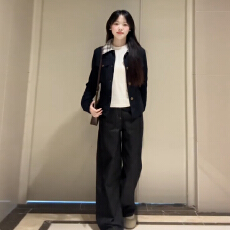 批发早秋巨好看短款夹克外套女秋<b class='q'>冬</b>季2026新款爆款韩系独特棒球服上衣