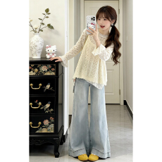 美式复古灰色假两件连衣裙子女春季2026新款独特漂亮穿搭一整套装