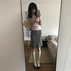 批发粉色上衣波点<b class='q'>半身裙</b>子女初夏季2026<b class='q'>新款</b>早春季绝美漂亮穿搭一整套