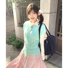 批发早春季独特漂亮绝美巨好看韩系穿搭一整套ootd超火套装<b class='q'>女</b>2026新款