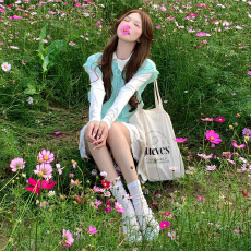 批发早春季独特漂亮绝美巨好看韩系穿搭一整套ootd超火套装<b class='q'>女</b>2026新款