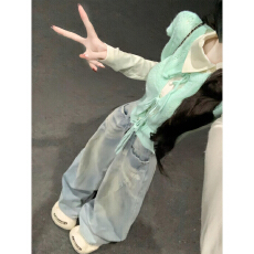 批发早春季独特漂亮绝美巨好看韩系穿搭一整套ootd超火套装<b class='q'>女</b>2026新款