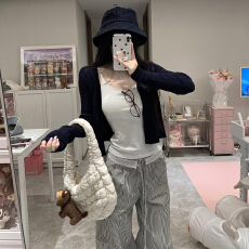 批发巨好看早秋季韩系氛围感穿搭毛衣针织开衫外套女2026<b class='q'>新款</b>上衣套装