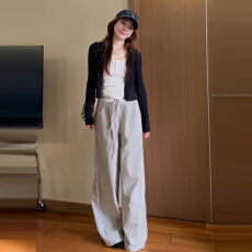 批发巨好看早秋季韩系氛围感穿搭毛衣针织开衫外套女2026<b class='q'>新款</b>上衣套装