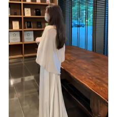 批发韩系慵懒风松弛感夏季穿搭一整套<b class='q'>名媛</b>气质连衣裙洋气上衣裙子<b class='q'>套装</b>