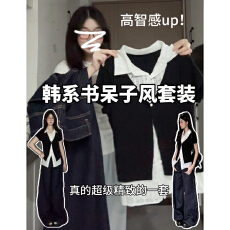 批发黑色假两件蕾丝polo领正肩短袖<b class='q'>t</b><b class='q'>恤</b>女夏季修身短款设计感百搭上衣