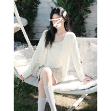批发韩系清纯少女风出片漂亮连衣裙子早秋季新款开衫内搭格纹裙子<b class='q'>套装</b>