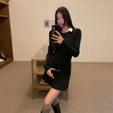 批发梨形身材小众设计黑色<b class='q'>连衣裙</b>子2025夏季新款<b class='q'>女</b>装今年流行漂亮短裙