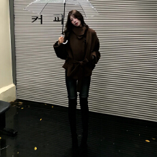 批发韩系巨好看棕色短款毛呢外套女秋<b class='q'>冬</b>季2025新款高级感收腰呢子大衣