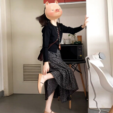 批发早秋季休闲减龄一整套穿搭2025新款盐系轻熟韩风chic两件套装裙女