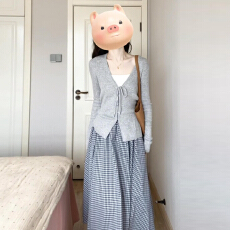 批发巨好看韩系超火减龄一整套装ootd穿搭早春2026新款毛衣连衣裙子女