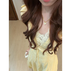 批发法式温柔风<b class='q'>紫色</b>小飞袖v领<b class='q'>连衣裙</b>子女夏季2026年新款海边度假长裙