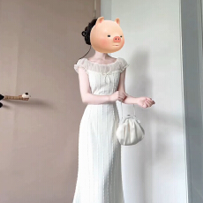 批发温柔风独特超好看收腰<b class='q'>修身</b>仙女吊带连衣裙绝美不撞款长裙2026夏季