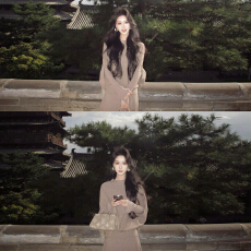 批发高级感御姐风驼色针织<b class='q'>连衣裙</b>子女秋冬季2025新款斗篷披肩套装长裙