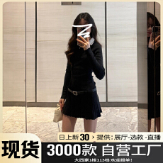 批发梨形身材小众设计黑色<b class='q'>连衣裙</b>子2025夏季新款<b class='q'>女</b>装今年流行漂亮短裙