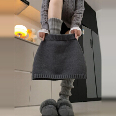 批发韩系黑色针织包臀裙女2026新款冬季穿搭miu里miu气<b class='q'>高腰</b>半身<b class='q'>短裙</b>