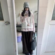 批发小个子粉色内搭打底毛衣<b class='q'>女装</b>秋冬季2026新款巨好看上衣马甲两件套