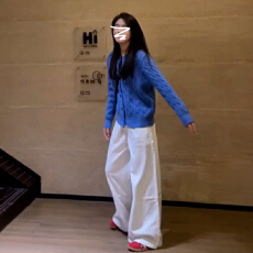 批发慵懒风麻花开衫毛衣外套春装女2025新款高级感绿色外搭针织上衣