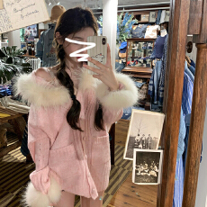 批发慵懒风超好看黄色毛衣外套女秋<b class='q'>冬</b>季2025年新款高级感软糯针织开衫