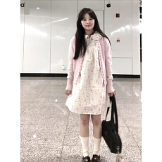 批发韩系设计感碎花连衣裙子女夏季2026新款小个子甜美风气质短裙套装