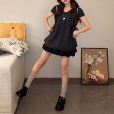 批发夏装搭配一整<b class='q'>套装</b><b class='q'>女</b>时尚今年流行上衣气质短裙显瘦<b class='q'>职业</b>休闲两件套