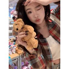 批发复古格子衬衫外套长袖2026韩版新款<b class='q'>春</b>秋学院宽松休闲外穿防晒